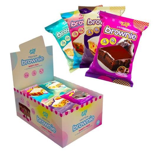 Alpha Prime Prime Bites brownie with chocolate glazed donut flavor, a protein boost for on-the-go athletes.