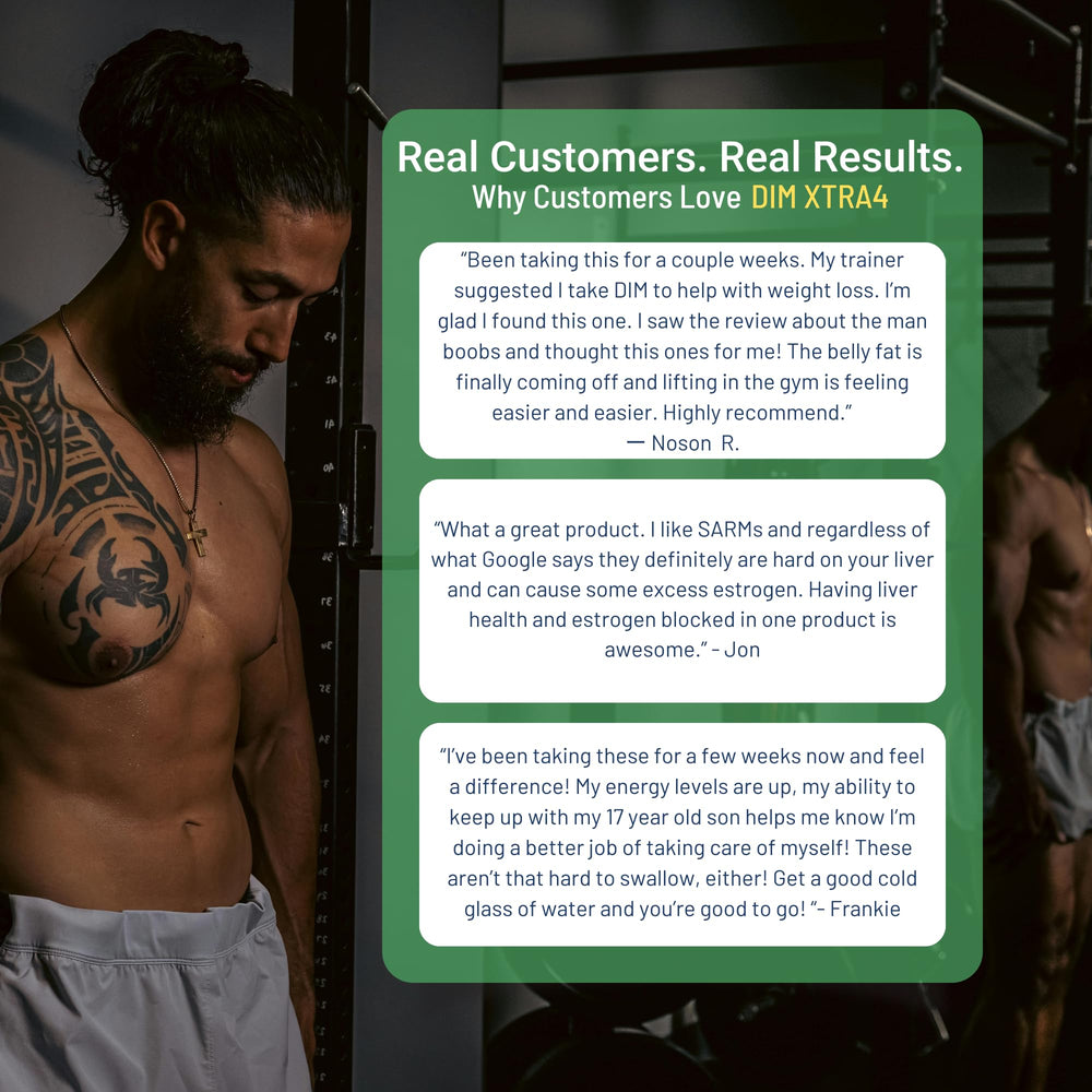 ALPHA RISE DIM XTRA4 label close-up with ingredients