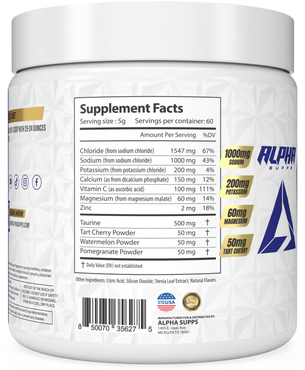 Alpha Lytes dissolving in water demonstrates quick, sugar-free refreshment.