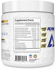 Alpha Lytes dissolving in water demonstrates quick, sugar-free refreshment.