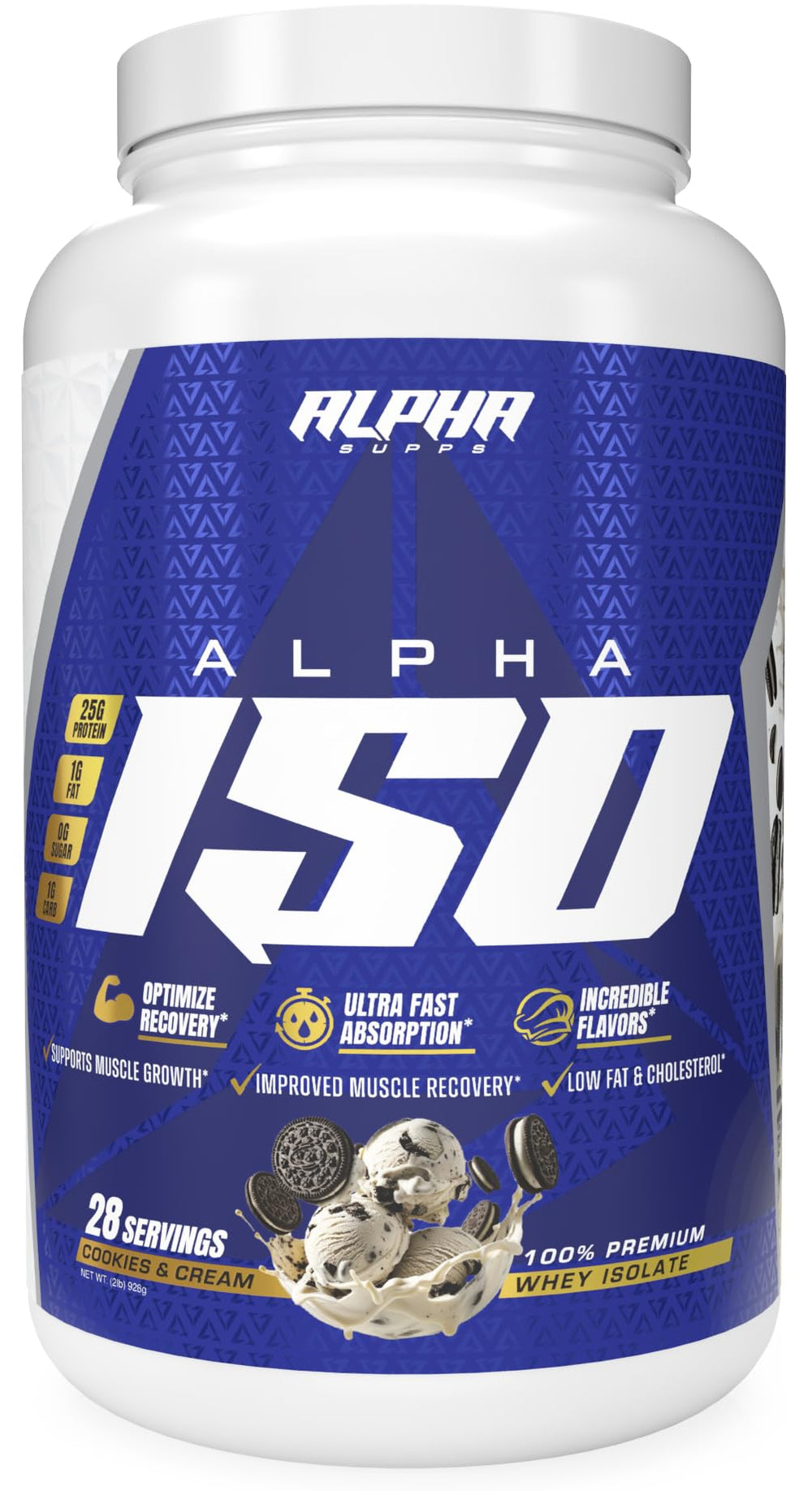 Alpha Supps ISO prepared shake ideal for post-workout nutrition