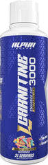 Alpha Supps L-Carnitine Liquid 3000 pre-workout scenario on desk.