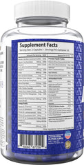 Close-up of capsules from Alpha Supps Vites for convenient daily intake.