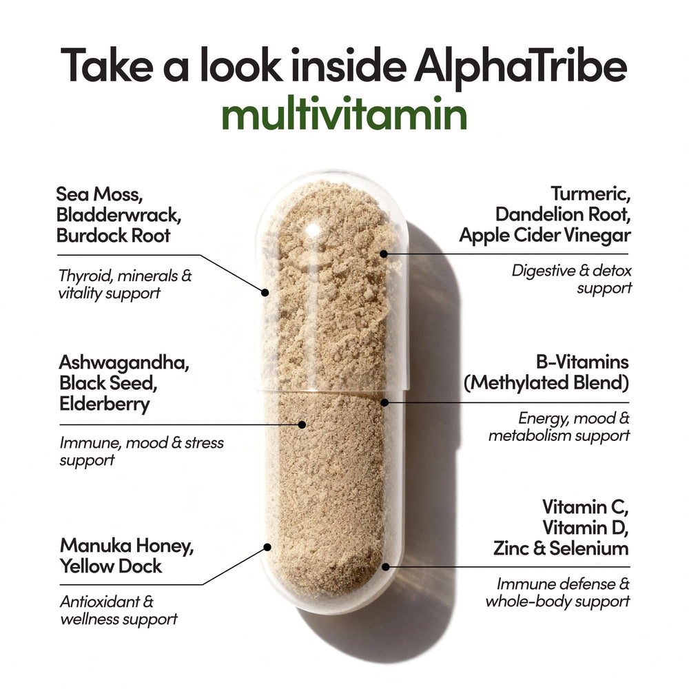 Alpha Tribe black seed oil capsules for daily vitality