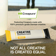 AlphaHerb Creapure Creatine Lemon stick pack supports ready hydration.