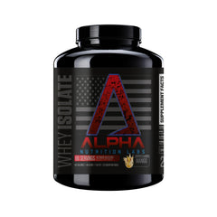 Alpha Nutrition Labs Whey Isolate Vanilla bottle for post-workout use