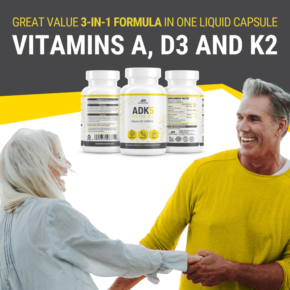 Open capsule reveals powder inside indicating bioavailable vitamins A, D, and K