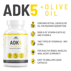 ALPHA RISE ADK liquid capsules are easy to swallow for daily use