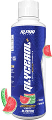 Alpha Supps Glycerol+ Watermelon Candy bottle pour boosts hydration during workouts
