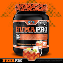 ALR Humapro powder dissolving in water shows fast mix with minimal calories