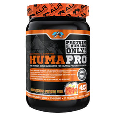 ALR Industries Humapro bottle front highlights vegan protein for lean muscle support.
