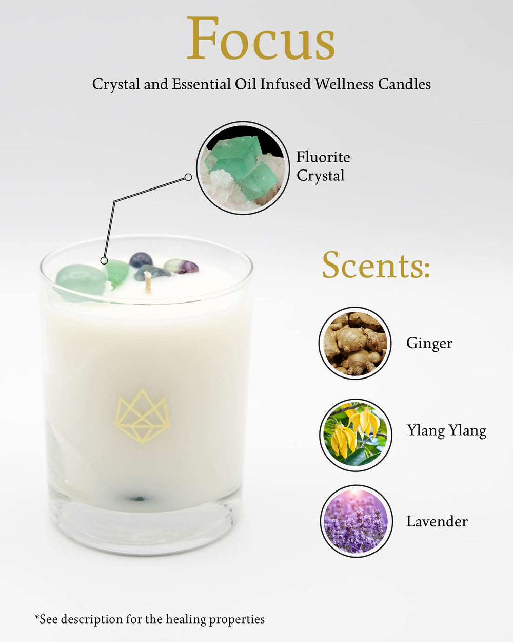Aluminate Life coconut wax candle with clean burn