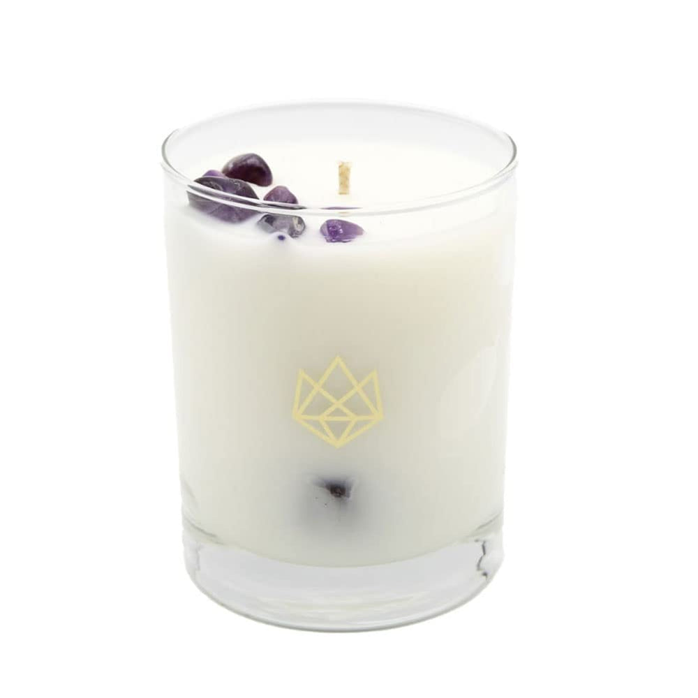 Aluminate Life luxury candle in glass jar for relaxing lavender aroma