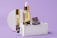 Aluminate Life natural essential oil rollerball, coconut-diluted for safe skin application.