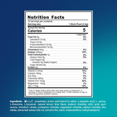 Alyvium ingredients close-up featuring amino acids and electrolytes
