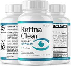 AMACARE Retina Clear on a study desk for screen-time support