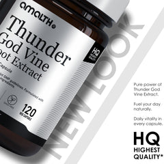 AMALTH Thunder God Vine capsules bottle, ready for your daily supplement routine.