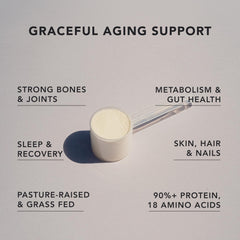 AMANDEAN Collagen Powder scoop ready for daily serving