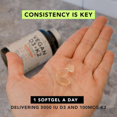 AMANDEAN D3 K2 duo lifestyle use for daily vitality