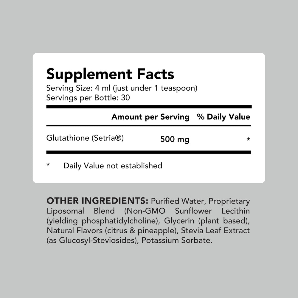 AMANDEAN Setria Glutathione liquid 500mg emphasizes high absorption potential