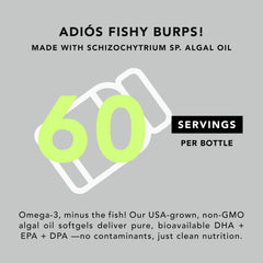AMANDEAN Vegan Omega-3 joint health closeup—mobility support.