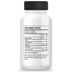 Amapola Clearer capsules closeup highlighting convenient single-bottle dosing.