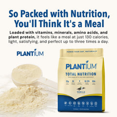 AMAXI Plantium Total Nutrition greens and plant-based ingredients for daily wellness.
