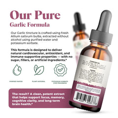 Adding Amazing Botanicals Garlic Tincture to water for daily use