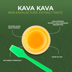 Amazing Botanicals Kava Kava paste jar cap emphasizes freshness.