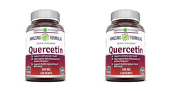 Amazing Formulas Quercetin 500 mg bottle front view for daily antioxidant support