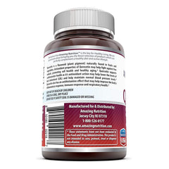 Amazing Formulas Quercetin 500 mg label details providing ingredient transparency and purity