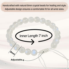Amazing Gemstone natural beads bracelet crafted by hand for authentic style.