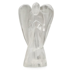 Amazing Gemstone Clear Quartz Angel close-up showing natural clarity and protective energy.
