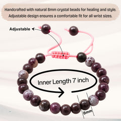 Gift-ready Amazing Gemstone Eudialyte Bracelet suitable for special occasions.