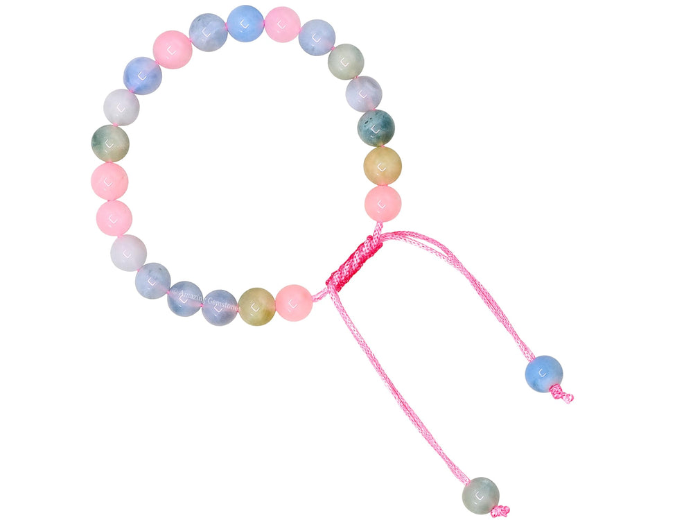 Amazing Gemstone Morganite bracelet packaging and certificate of authenticity included.