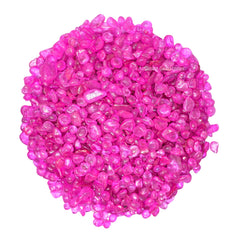 Amazing Gemstone Rose Aura Quartz chips used for crafts and DIY crystal decor