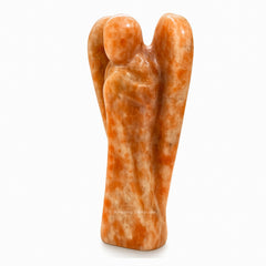 Amazing Gemstone Sunstone Angel pocket guardian ready to carry protective energy anywhere.