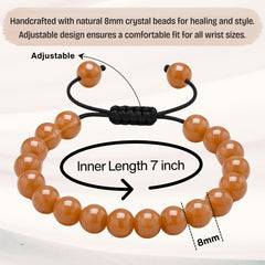 Amazing Gemstone Sunstone Bracelet in gift-ready box for special occasions.
