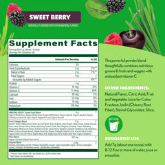 Amazing Grass Greens Superfood spirulina beet root visual highlights vibrant color and nutrients