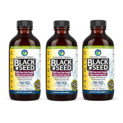 Amazing Herbs Premium Black Seed Oil bottle for daily immune support and digestion.