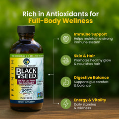 Pour spout image for easy dosing with Amazing Herbs Black Seed Oil