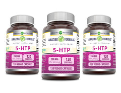 Amazing Nutrition Amazing Formulas 5-HTP bottle for daily use.