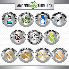 Three-pack bottles provide convenient storage with Amazing Formulas calcium citrate.