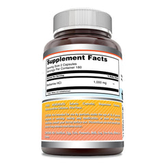 Amazing Nutrition Berberine capsules close-up showing precise 1000mg dose.