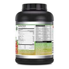 Amazing Nutrition Grass Fed Whey Protein Strawberry made-in-USA label signals GMP quality.