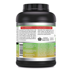 Amazing Nutrition Grass Fed Whey Protein Strawberry shaker-mix supports post-workout recovery.