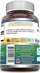 Amazing Nutrition Hyaluronic Acid 2-pack label highlighting USA-made quality.