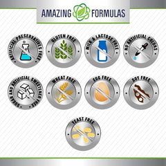 USA-made label on L-Arginine bottle indicating quality manufacturing