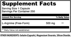 Pouring the Amazing Nutrition L-Arginine bottle for routine supplementation
