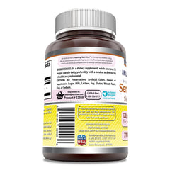 Amazing Nutrition Serrapeptase packaging emphasizes USA-made quality and potency.